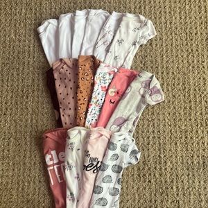 Newborn baby girl onesies